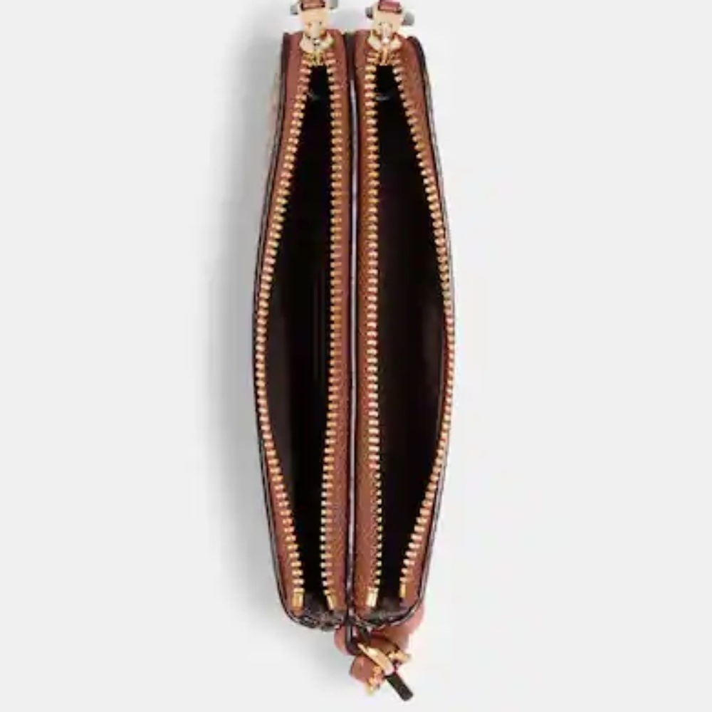 Beautiful Coach Double Zip Wristlet NWT - Picture 2 of 12